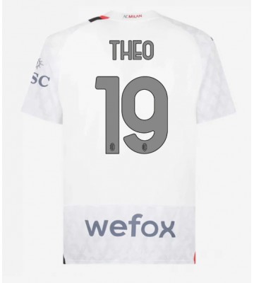 AC Milan Theo Hernandez #19 Replica Away Stadium Shirt 2023-24 Short Sleeve